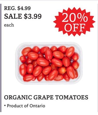 ORGANIC GRAPE TOMATOES