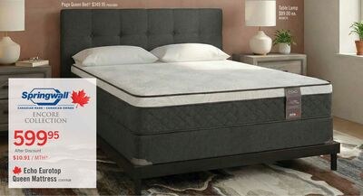 Echo Eurotop Queen Mattress
