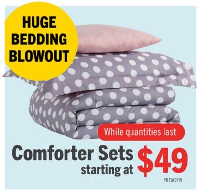 Portia 3-Piece Twin Comforter Set - Grey