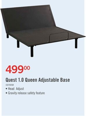 Quest 1.0 Queen Adjustable Base