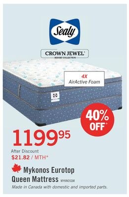 Sealy Posturepedic® Luxury Crown Jewel® Resort …