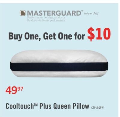 Masterguard® Cooltouch™ Plus Queen Pillow