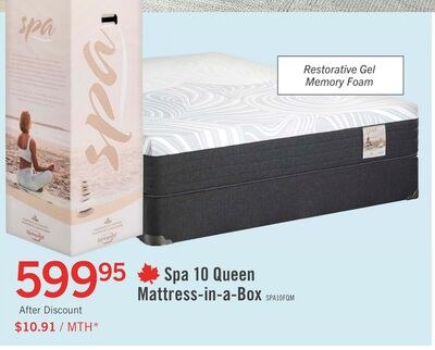 Springwall Spa 10 Firm Smooth Top Queen Mattres…