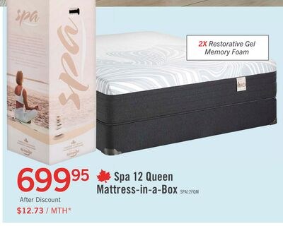 Springwall Spa 12 Plush Smooth Top Queen Mattre…