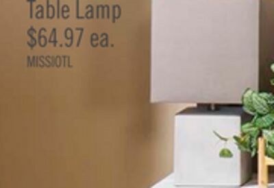 Mission 16" Table Lamp