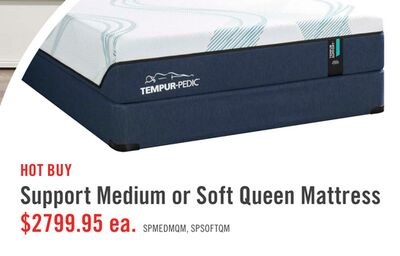 Tempur-Pedic® TEMPUR Support® Medium Queen Matt…