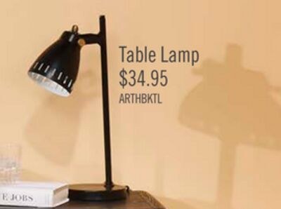 Arthur 18" Modern Metal Desk Task Lamp - Black
