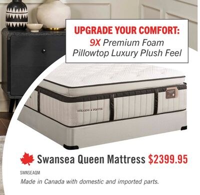 Stearns & Foster® Swansea Luxury Euro Pillowtop…