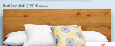 Scott Living Henri Panel Bed with Headboard & F…