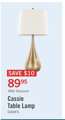Cassie 29" Metal Table Lamp with White Linen Sh…