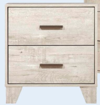 Arbor Bedside 2-Drawer Nightstand, 20.1"W x 23.…