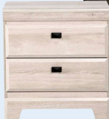 Yorkdale Bedside 2-Drawer Nightstand, 23.5"W x …