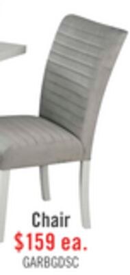 Garbo Dining Chair with Velvet Fabric, Wood - G…