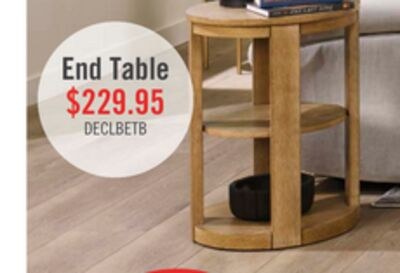 Declan 18" Modern Round End Table with Shelf – …