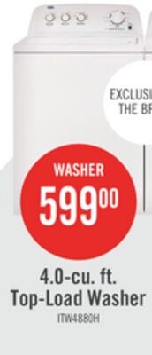 Inglis 4.4 Cu. Ft. Top-Load Washer - White - IT…