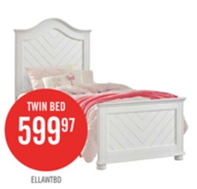 Ella Panel Bed with Headboard & Frame for Kids,…