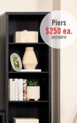 Brenner 20" Bookcase Pier with Storage – Charco…