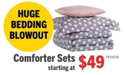 Portia 3-Piece Twin Comforter Set - Grey