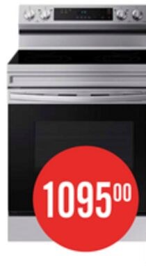 Samsung 6.3 Cu. Ft. Smart Electric Free Standin…