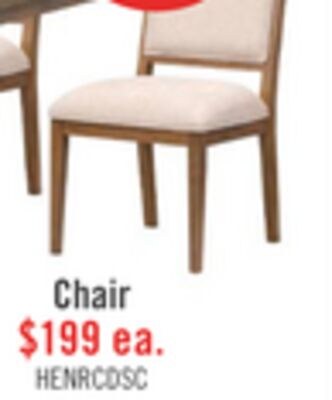 Scott Living Henri Dining Chair with Polyester …