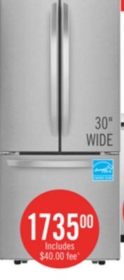 LG 30" 22 Cu. Ft. French-Door Refrigerator - Sm…
