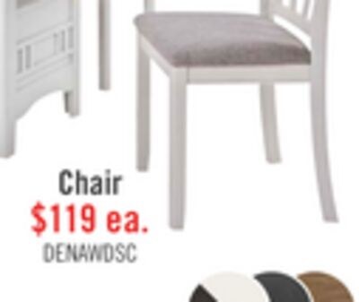 Dena Dining Chair with Linen-Look Fabric - Dove…
