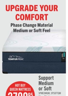 Tempur-Pedic® TEMPUR Support® Medium Queen Matt…