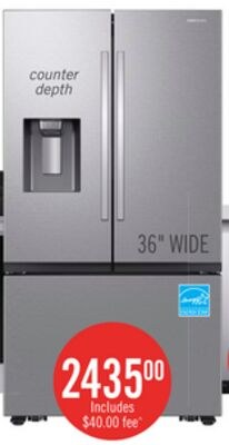 Samsung Bespoke AI 35.75" 26 Cu. Ft 3-Door Fren…