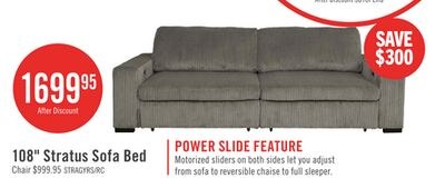 Stratus 108" Faux Fur Fabric Full-Size Sofa Bed…