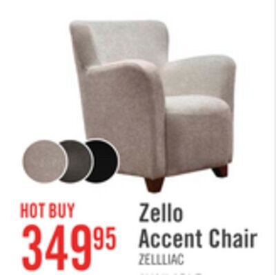 Zello 29.75" Linen-Look Fabric Accent Chair - L…