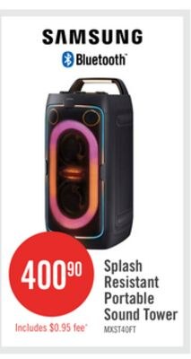 SAMSUNG MX-ST IPX4 Splash Resistant Portable So…