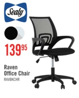 Sealy® Raven 25.2" Adjustable Ergonomic Office …