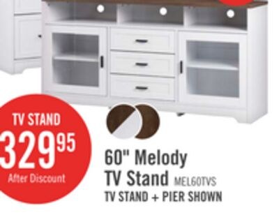 Melody 60" TV Stand with Storage and Cable Mana…