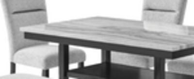 Libra 6pc Dining Set with Table, Bench & 4 Chai…