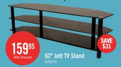 Jett 62" TV Stand with Storage for TVs up to 70…