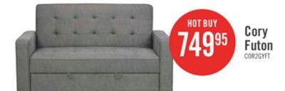Cory 59" Velvet Fabric Klik Klak Futon with Tuf…