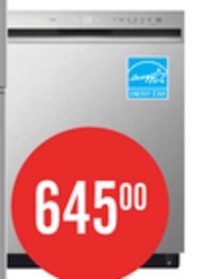LG 24" 50 dBA Built-In Front-Control Dishwasher…