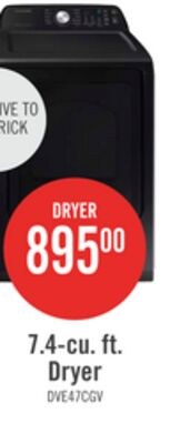 Samsung 7.4 Cu. Ft. Electric Dryer - Black Stai…