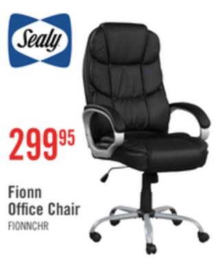 Sealy® Fionn 30.5" Adjustable Office Chair - Bl…