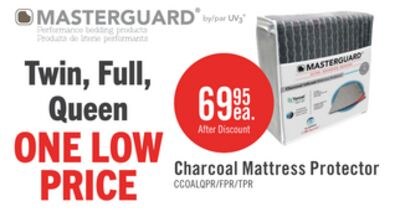 Masterguard® Charcoal Tencel™ Queen Mattress Pr…