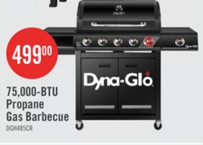 75,000-BTU Propane Gas Barbecue