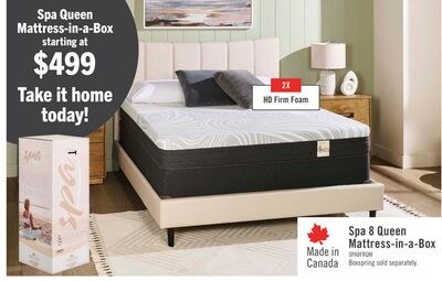 Springwall Spa 8 Firm Smooth Top Queen Mattress…