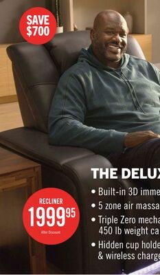 Shaquille O'Neal Home Delux 48" Zero G Power Re…