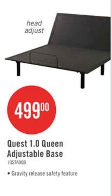 Quest 1.0 Queen Adjustable Base