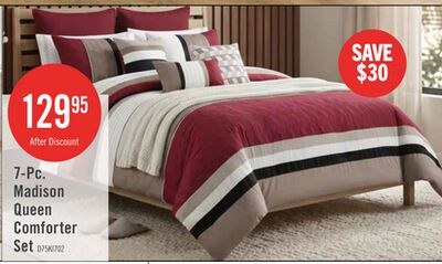 Madison 7-Piece Queen Comforter Set