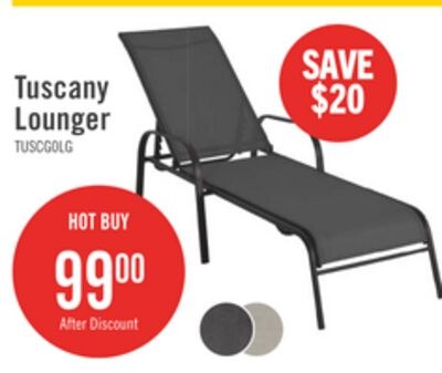 Tuscany Outdoor Patio Lounger with Adjustable B…