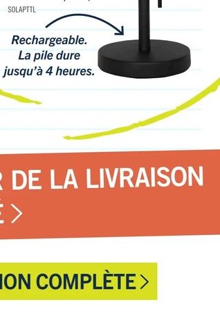 Lampe de table portable Solana