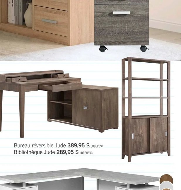 Bureau en coin réversible Owen