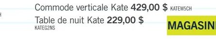Commode verticale Kate
