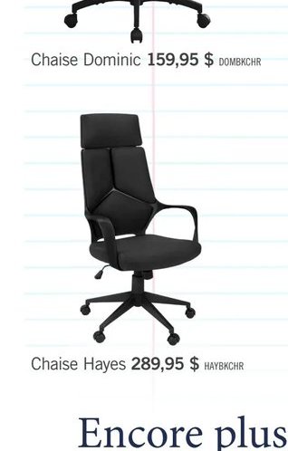 Chaise Dominic